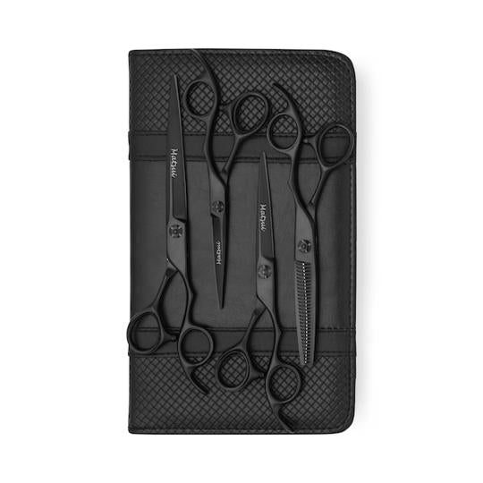 kit 4 forbici nero opaco matsui