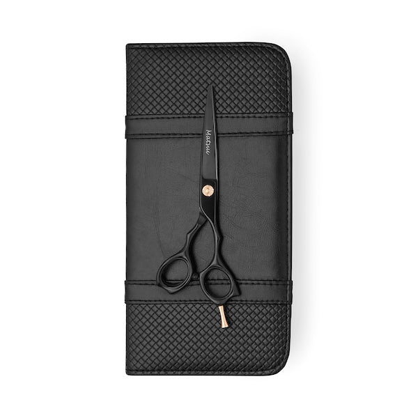Matsui Precision mancini Nero Opaco Kit Forbici da Taglio e per Sfoltire