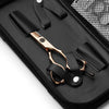 astuccio matsui precision oro rosa finiture nero opaco