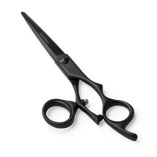 kit due forbici ad anello girevole nero opaco