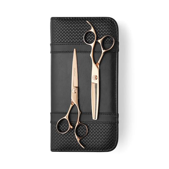 kit forbici da taglio e forbici per sfoltire Oro Rosa - Matsui Aichei Mountain